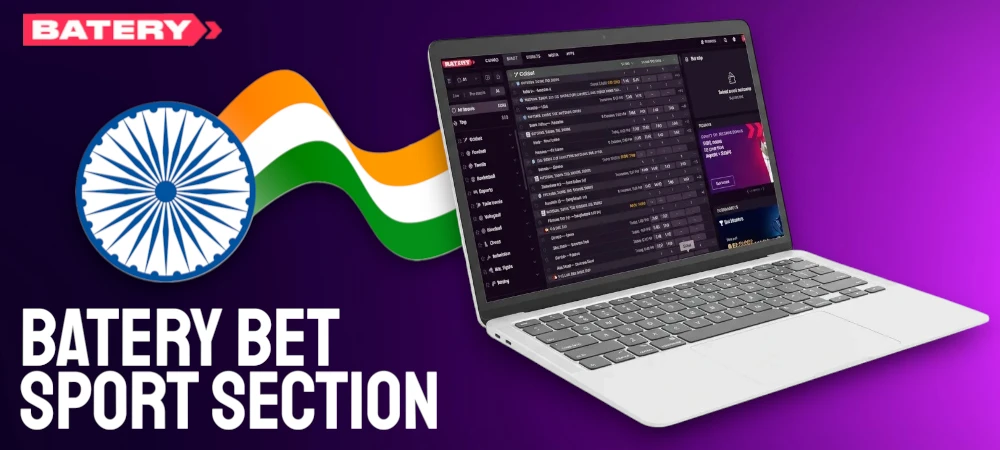 Sport Selection Batery Bet India